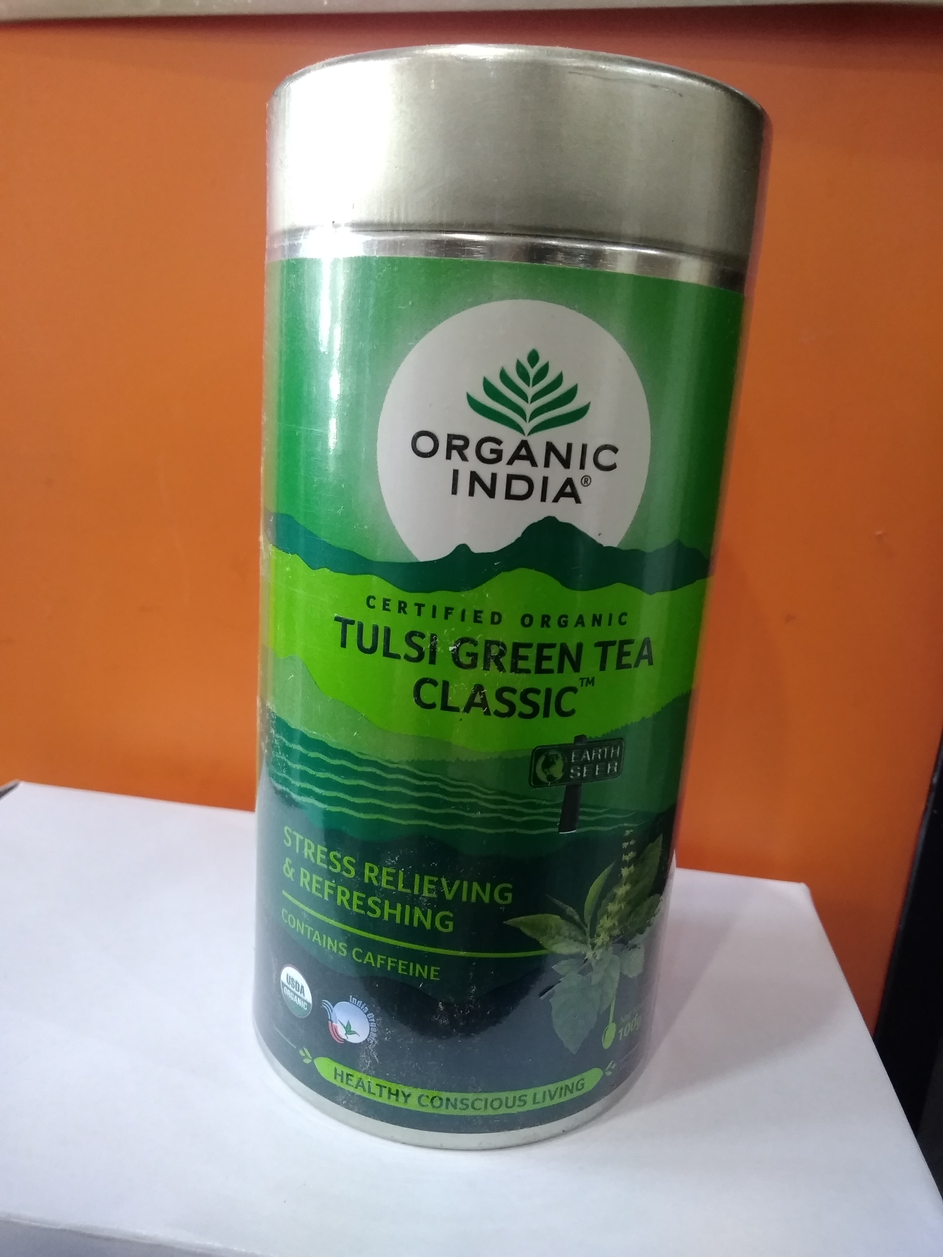 Organic India Tulsi Green Tea Loose 100g